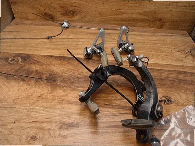 1989 Shimano Deore XT cantilevers brakes BR-M732 VIA Japan U-brake set BR-M733