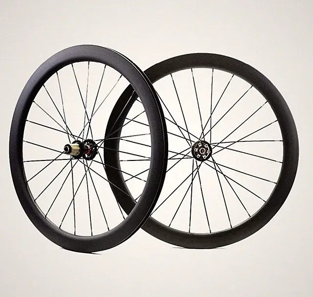 700C Road Cyclocross Bicycle Disc Brake 50*23mm Carbon Wheelset U-shape Rims