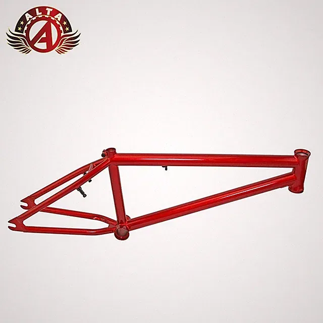 ALTA 20" BMX Freestyle Chromoly Frame Red Finish – Custom Street/Park Build.