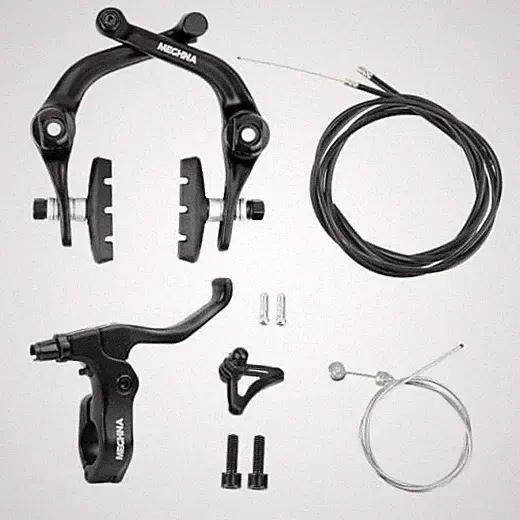 Bike U Brake Rear Set Aluminum Alloy Right Bike Brake Lever with Cables and