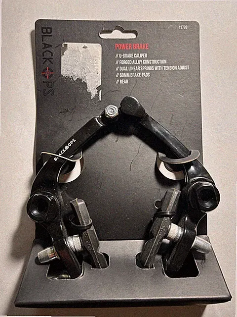 BLACK OPS U BRAKE - U - BRAKE CALIPER / REAR BRAKE WITH 60MM BRAKE PADS