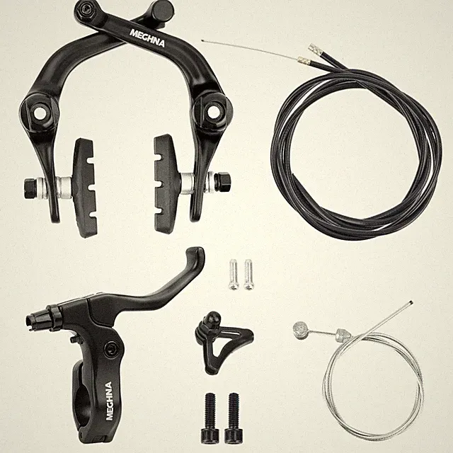 BMX Rear Aluminum Alloy Rim Brake Set，Bike Rear U Brakes Set, Complete Rear B...