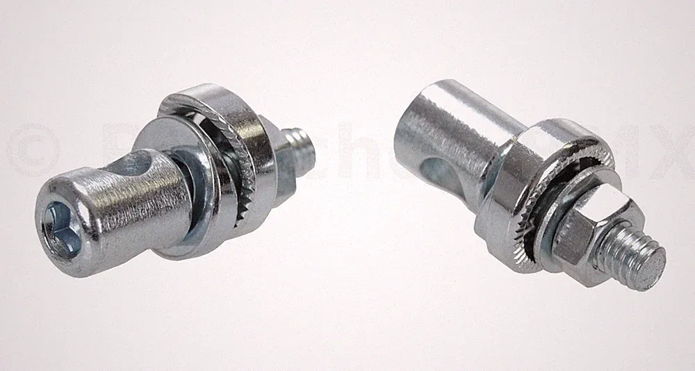 Cantilever or U-brake bicycle brake pad mounts hardware (PAIR)