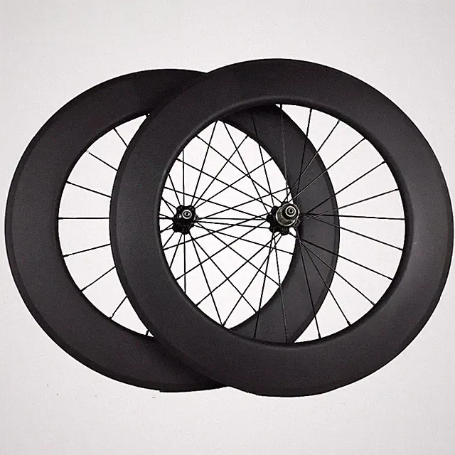 Carbon Wheelset 88Mm*25Mm U Shape Clincher Tubeless Road/Triathlon Wheelset