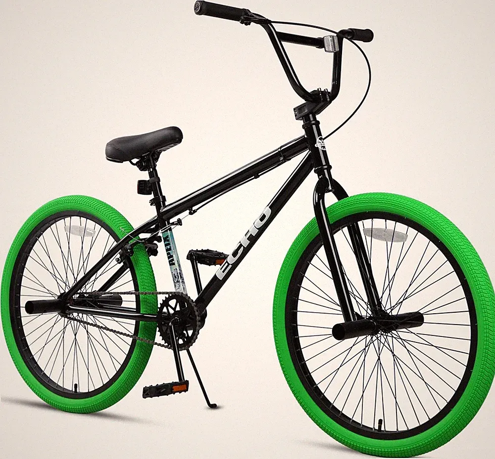 cubsala 20 24 Inch Beginner BMX Bike Echo, High Tensile Steel Frame, Rear U-Brak