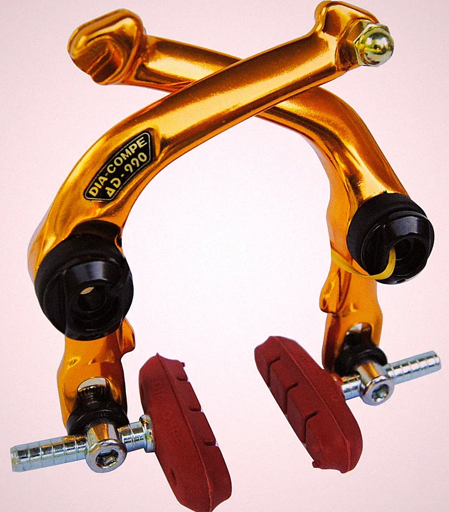 Dia-Compe AD-990 FS-990 BMX U-brake bicycle brake caliper - GOLD