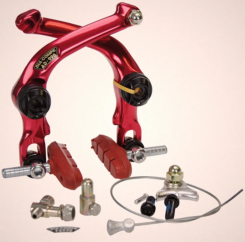 Dia-Compe AD-990 FS-990 BMX U-brake bicycle brake caliper - RED
