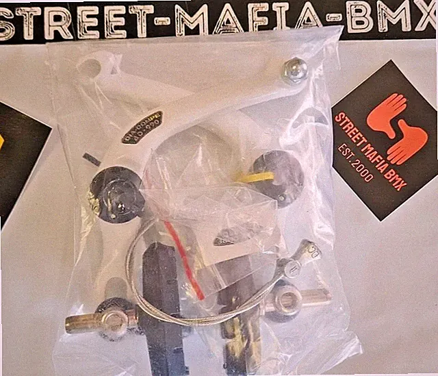 DIA-COMPE BMX BIKE WHITE U-BRAKE 990AD FS CALIPER FIT F or Rear S&M SE GT DK NEW