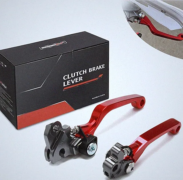 Dirt Bike Foldable Clutch Brake Levers,Cnc Breakaway Levers for CRF250F 2019-202