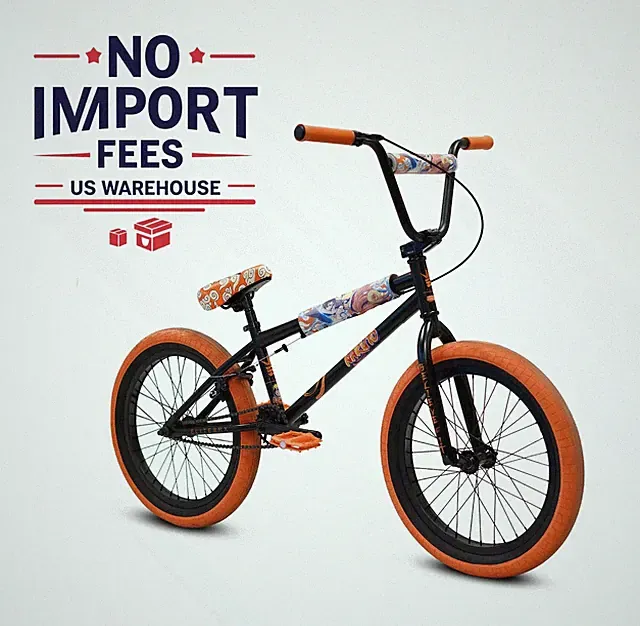 Elite BMX 20" Stealth Freestyle Bike - Naruto Classic Official Edition - Black