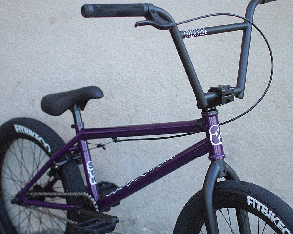FIT BIKE CO STR FREECOASTER 20" BICYCLE MATTE TRANS PURPLE