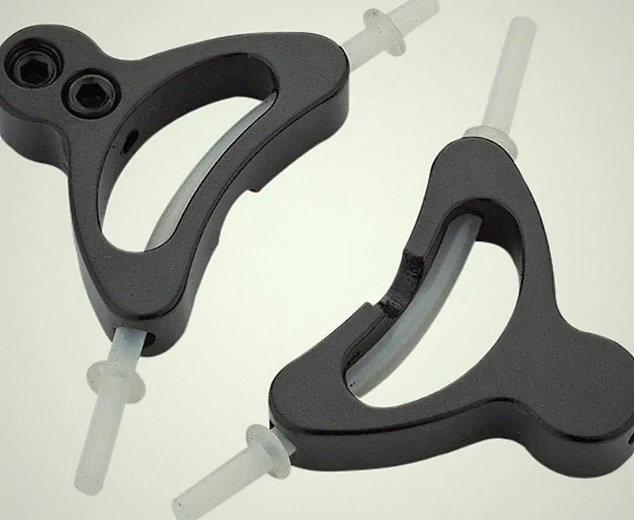 Jagwire alloy bicycle brake cable hangers carriers (PAIR) - U-brake & cantilever