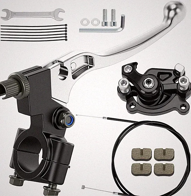Mini Bike Brake Lever Kit with Rear Brake Caliper Replacement for Coleman CT100U