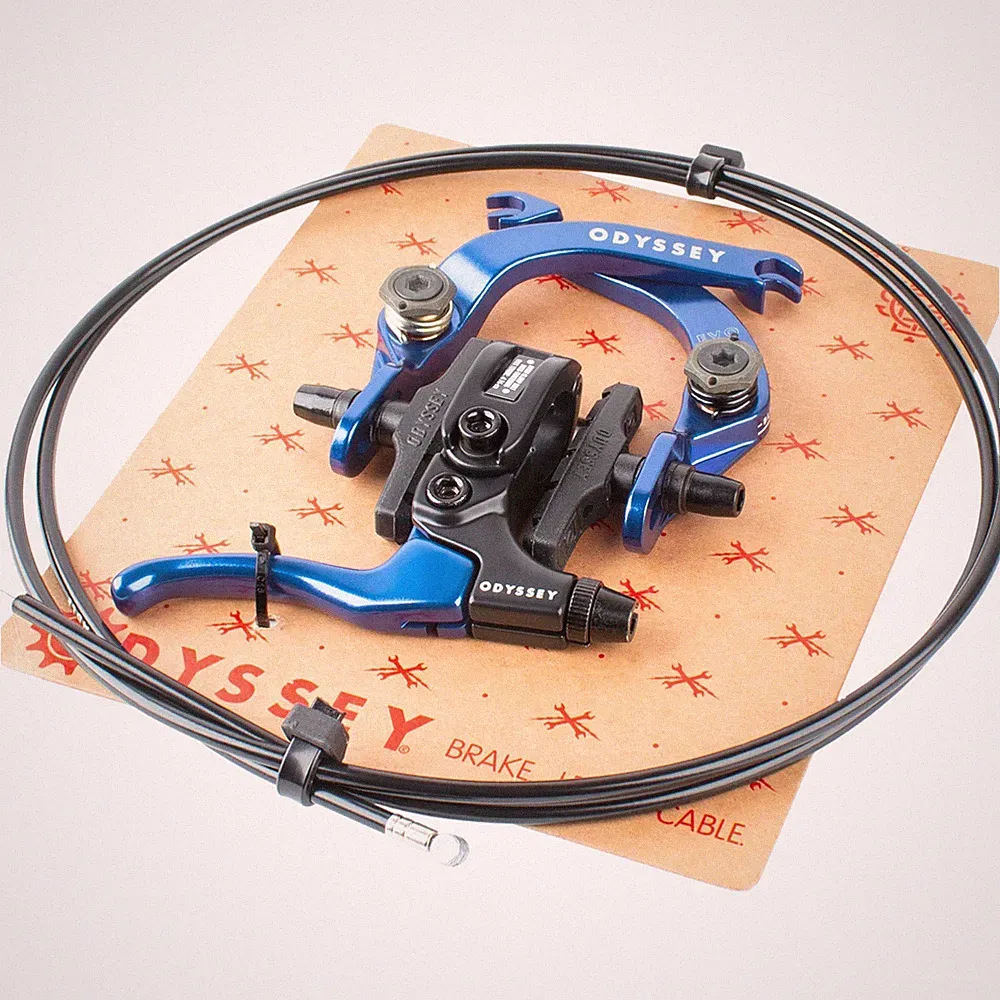 ODYSSEY BMX EVO 2.5 BICYCLE U-BRAKE KIT BLUE/BLACK LIMITED EDITION