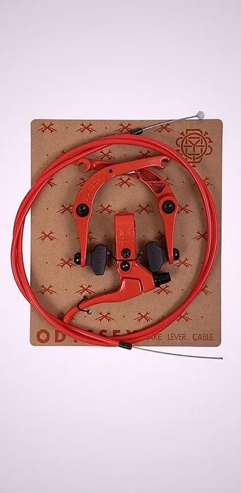 ODYSSEY BMX SPRINGFIELD BICYCLE U-BRAKE KIT FIRE ENGINE RED PRIMO SHADOW COLONY