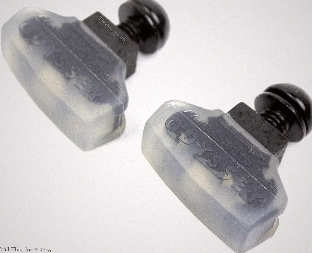 Odyssey Ghost Clear Soft Compound BMX Bicycle U-Brake Pads Threaded Post