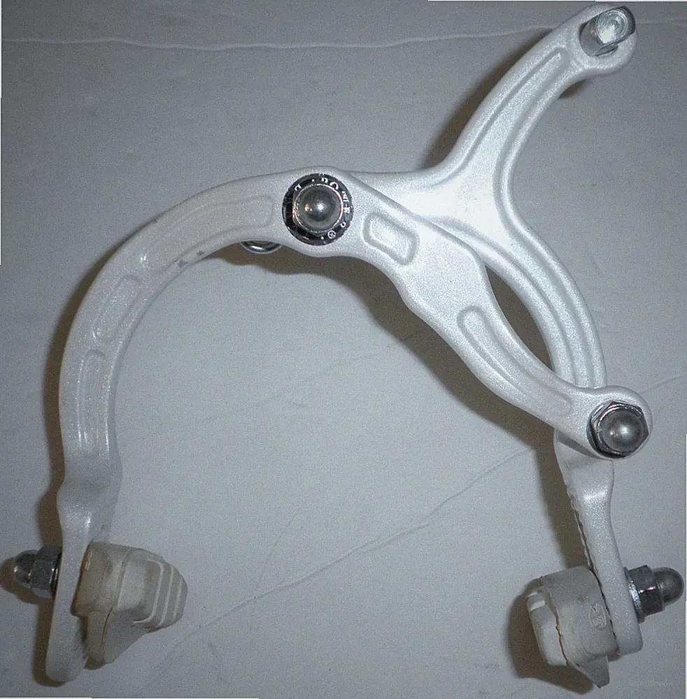 POWER METALLIC WHITE BICYCLE CALIPER BRAKE U-BRAKE BIKE PARTS 462