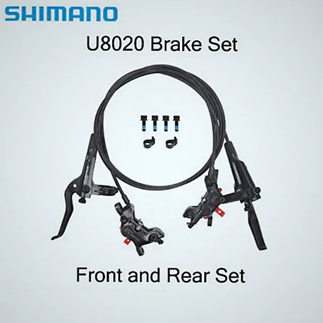 SHIMANO CUES BL-U8000 BR-U8020 4 Piston Hydraulic Disc Brake Set
