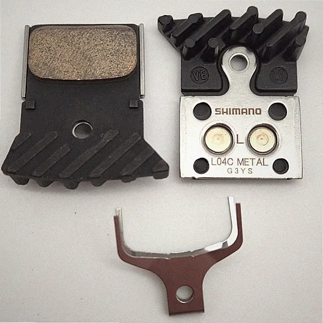 Shimano L04C-MF Bicycle Disc Brake Pads and Spring - Metal Compound OPEN PACKAGE