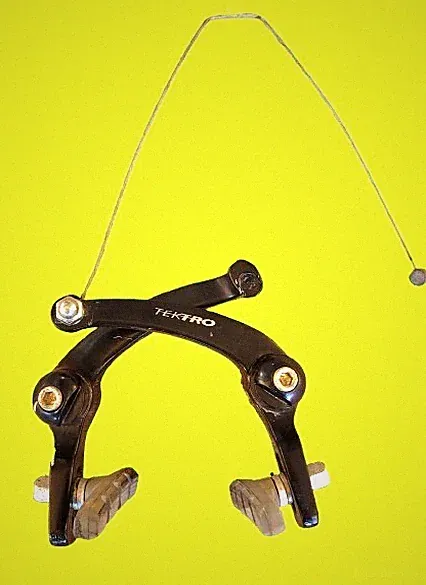 TEKTRO 907 BMX U-BRAKE CALIPER w/ pads ☛ used bike replacement part(s)