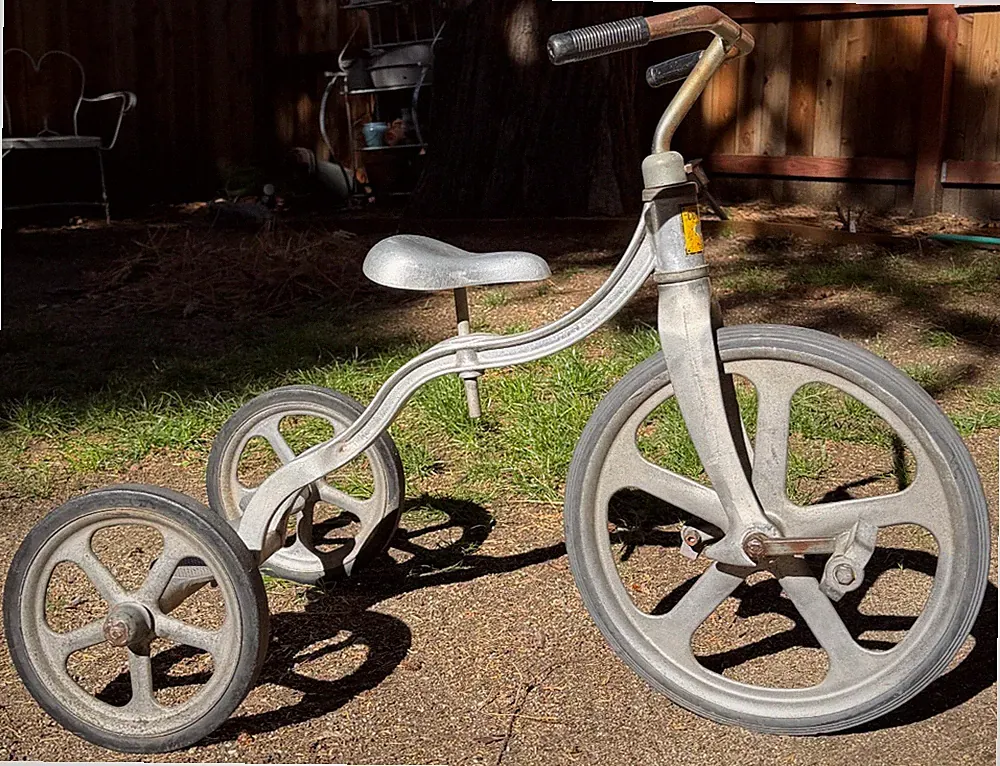Vintage 1974 Aluminum Anthony Brothers Convert O Bike Tricycle Bicycle In One